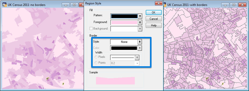 region style region style