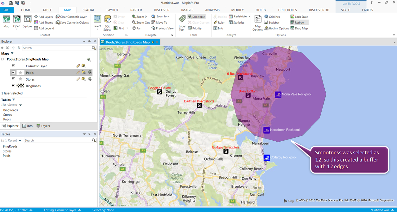 example map