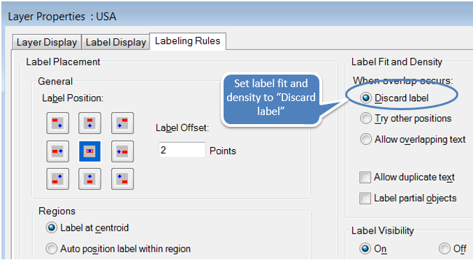 Set label rules for main layer Set label rules for main layer